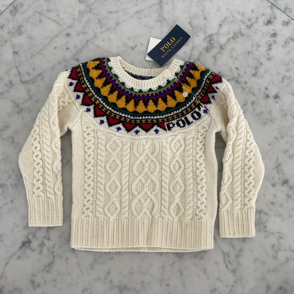 Polo by Ralph Lauren Fair Isle Jumper (Sweater) | Toddler 3T